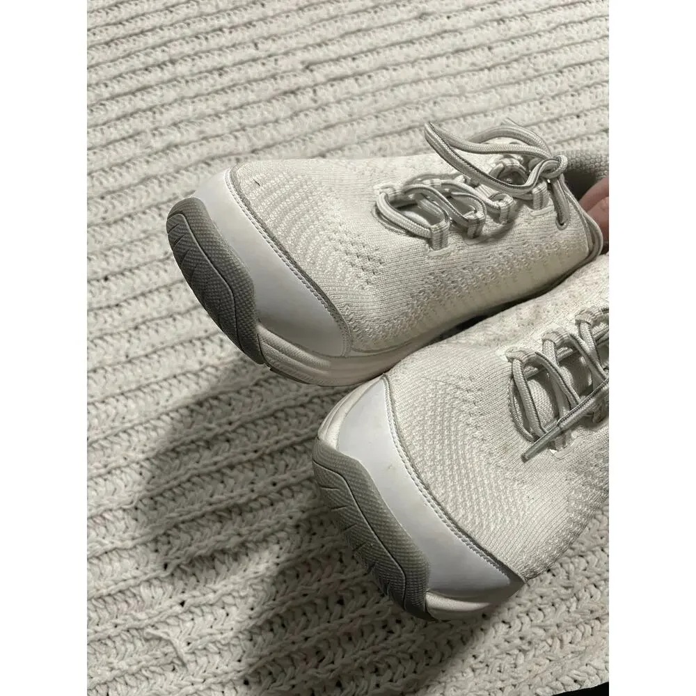OrthoFeet Coral Sneakers Shoes Lace Up Womens 9 B White Gray No Insoles MSRP$135